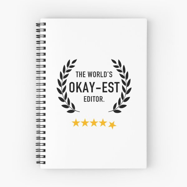 Item preview,    The World's Okay-est Editor designed and sold by The Editor's Soft-Wear.