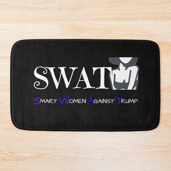 Item preview, SWAT - Smart Women Against Trump - Political Classic Fit Fine Jersey T Shirt Anti-Trump T shirt designed and sold by SeaJayShop.