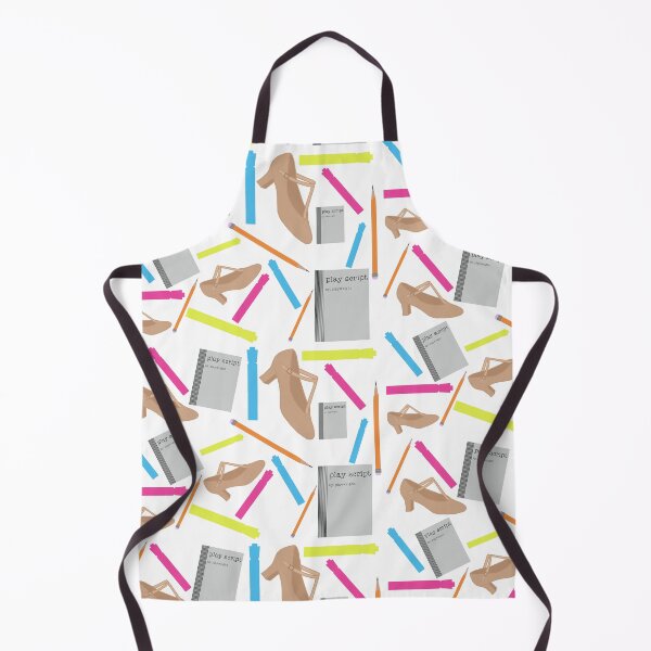 Item preview, theatre rehearsal essentials polka dots white background designed and sold by Ella's Doodles And Designs.