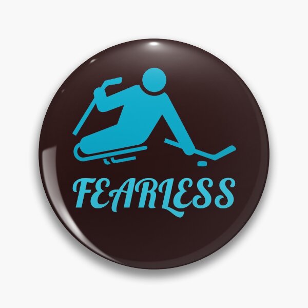 Item preview, fearless. differently abled individual, playing sledge hockey designed and sold by doctors-apparel.