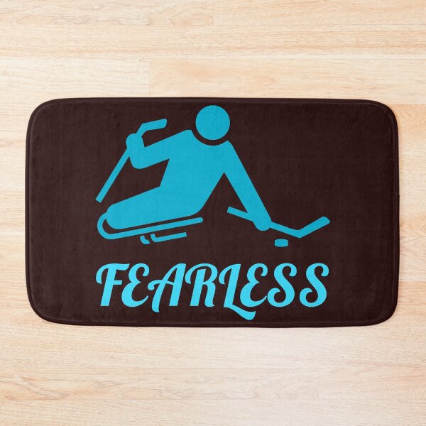 Item preview, fearless. differently abled individual, playing sledge hockey designed and sold by doctors-apparel.