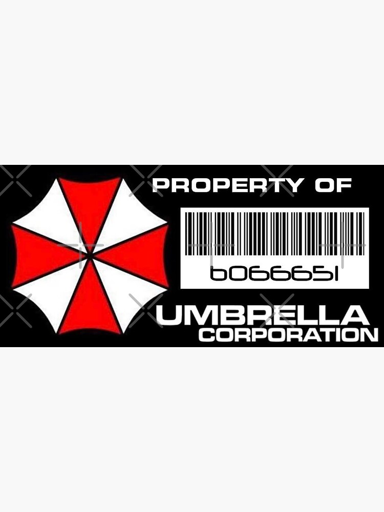 Sticker for Sale mit Eigentum von Umbrella Corp. von RichPeregrina26