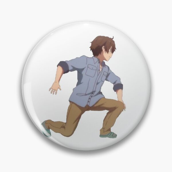 Item preview, Yuuta sneaking around sticker designed and sold by Moonsun3.