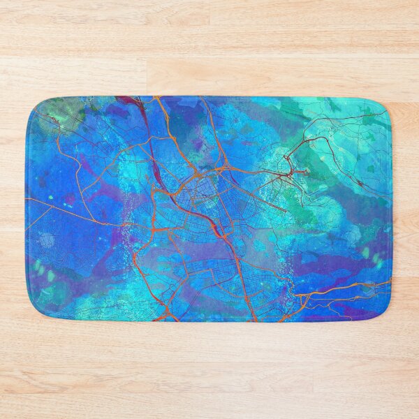 Item preview, Stockholm Sweden Street Map Blue Lagoon designed and sold by IvonDesign.