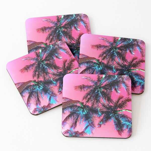 Item preview, Pink Palm Trees & Sky Beach Summer Sun  designed and sold by GhostGumDesigns.