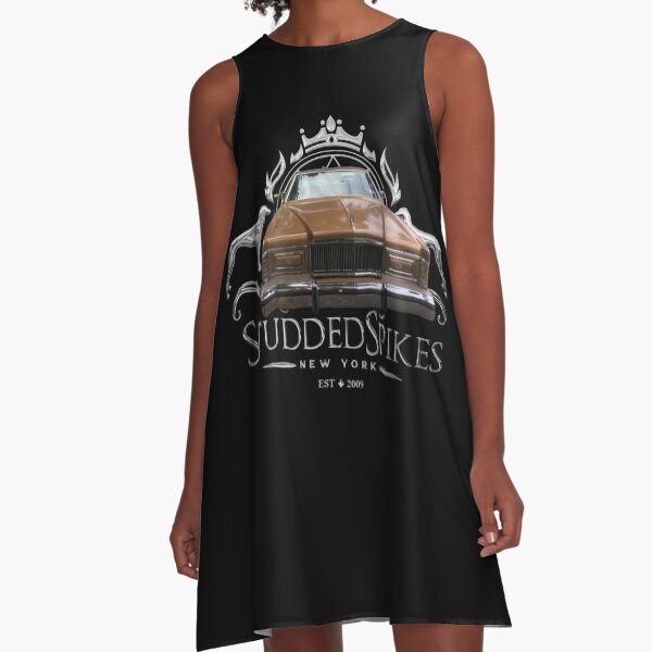 Studdedspikes by Djamee™ Silver Seal Car A-Line Dress