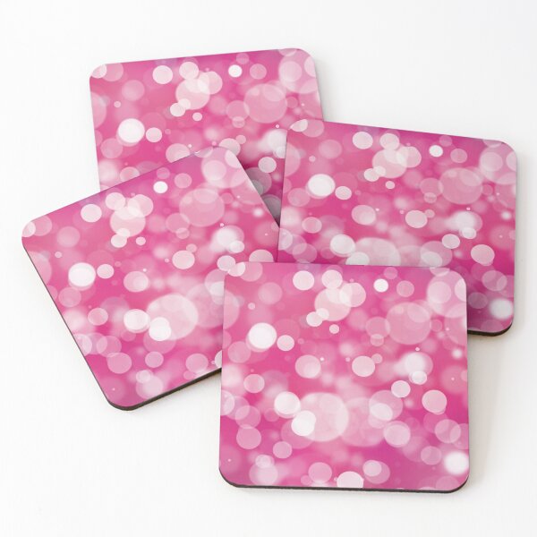 Item preview, White Bokeh on Pink Background designed and sold by GraffiTimi.