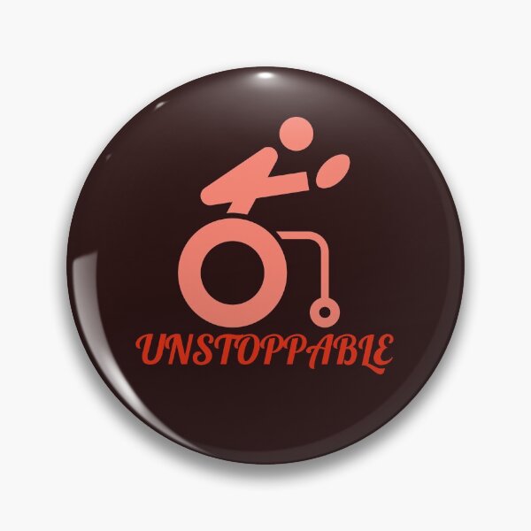 Item preview, unstoppable.  differently abled individual playing rugby. designed and sold by doctors-apparel.