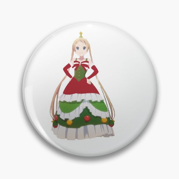 Item preview, Dekomori in her Christmas Dress Sticker designed and sold by Moonsun3.