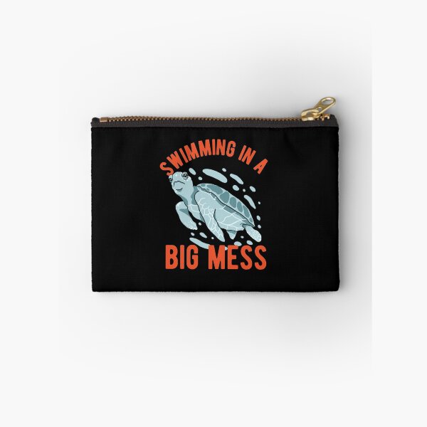 Item preview, Sea Turtle - Swimming In Big Mess designed and sold by CanadianUnicorn.