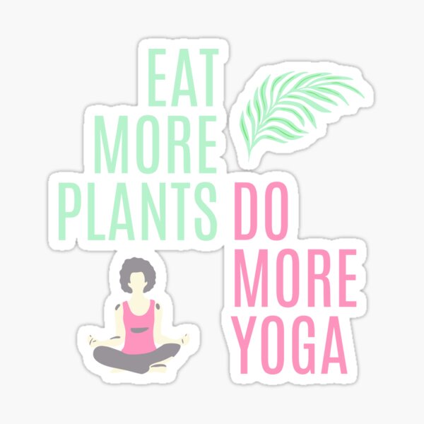 Do More Yoga Stickers for Sale