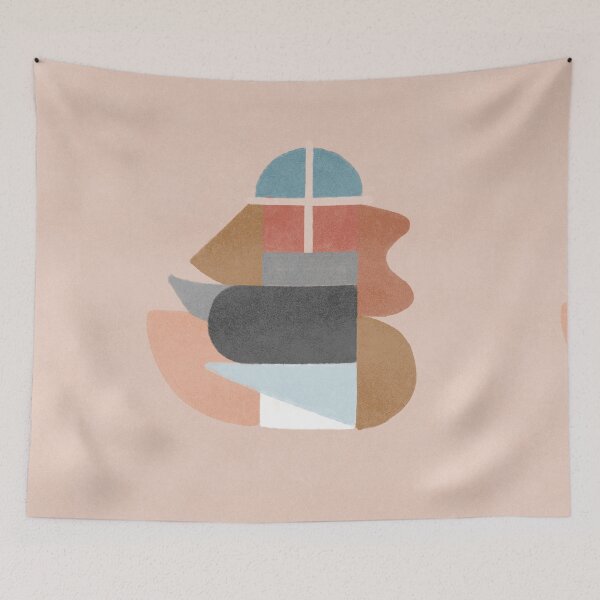 Item preview, Saving the day - abstract composition #169 designed and sold by Lola Terracota.