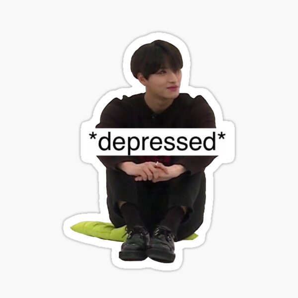 Item preview, Depressed ATEEZ Seonghwa designed and sold by ChimChirim.