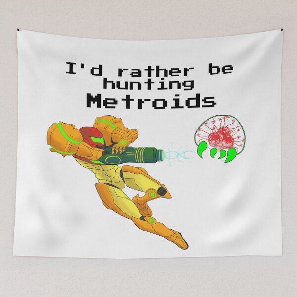 Item preview, Id rather be hunting Metroids v.2 designed and sold by silentrebel.