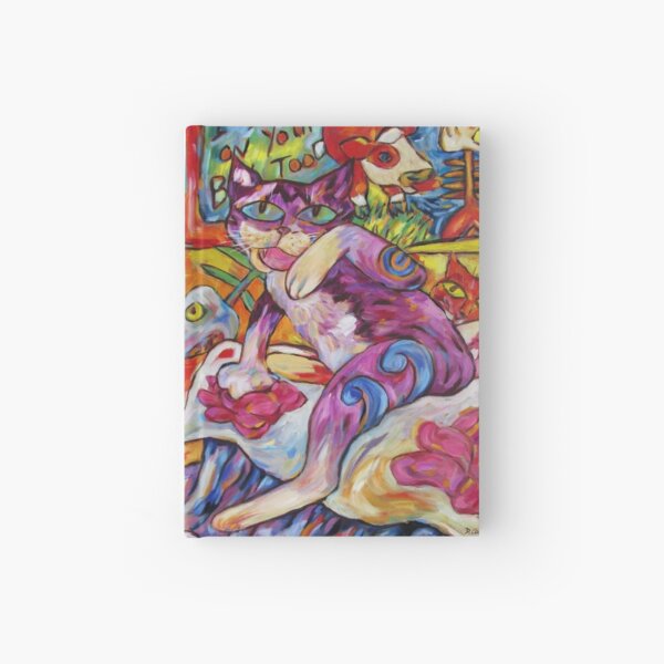 Horse and Cat Hardcover Journal