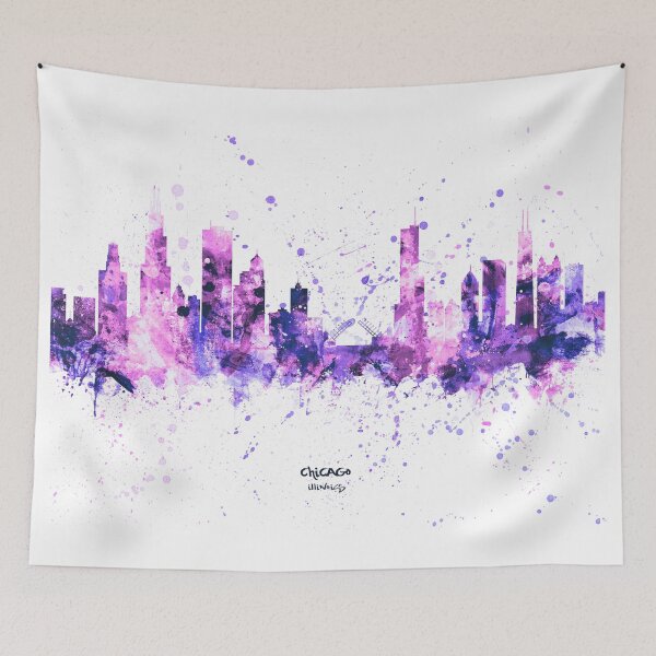 Item preview, Chicago Illinois Skyline designed and sold by ArtPrints.