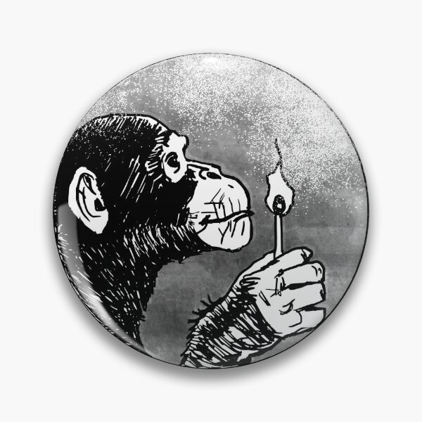 Item preview,  monkey machn black designed and sold by sambuko.