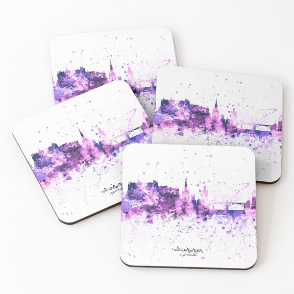 Item preview, Edinburgh Scotland Skyline designed and sold by ArtPrints.