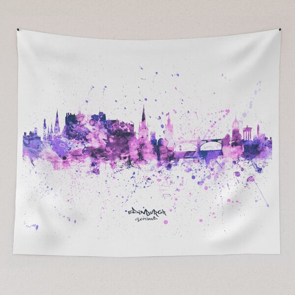 Item preview, Edinburgh Scotland Skyline designed and sold by ArtPrints.