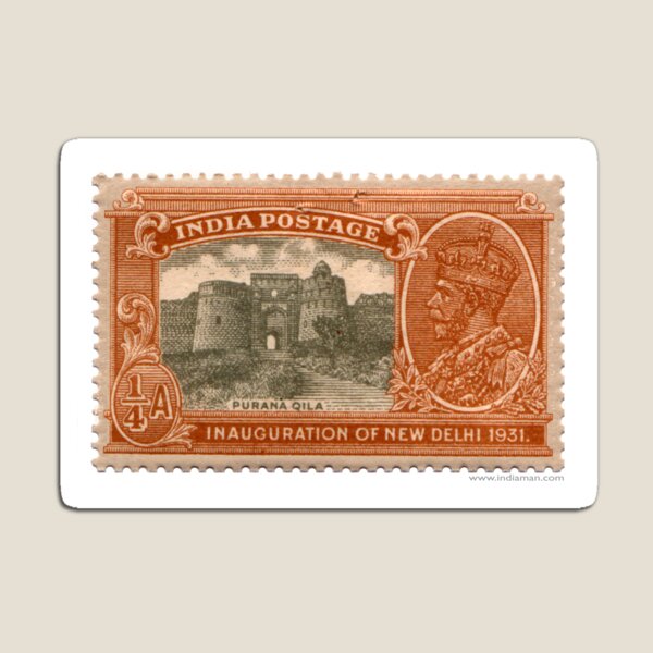 Aperçu de l'œuvre British Raj 1/4 Anna Stamp. créée et vendue par Paul Rowland.