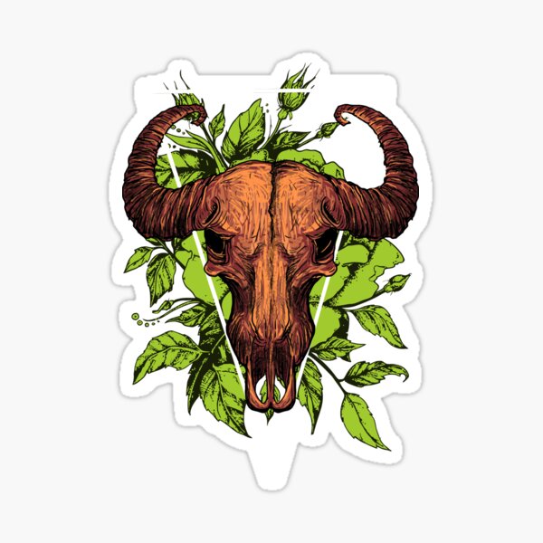 Item preview, Skull Buffalo Original Work designed and sold by deathanarchy.