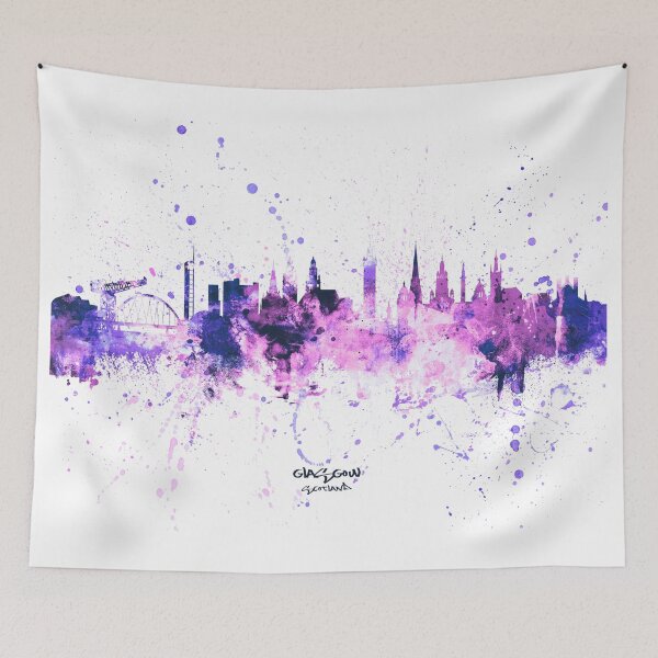 Artikelvorschau, Glasgow Scotland Skyline entworfen und verkauft von ArtPrints.