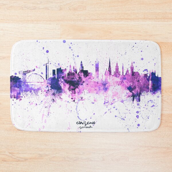 Item preview, Glasgow Scotland Skyline designed and sold by ArtPrints.