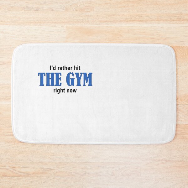 Item preview, I'd rather HIT THE GYM right now designed and sold by Jannis12.