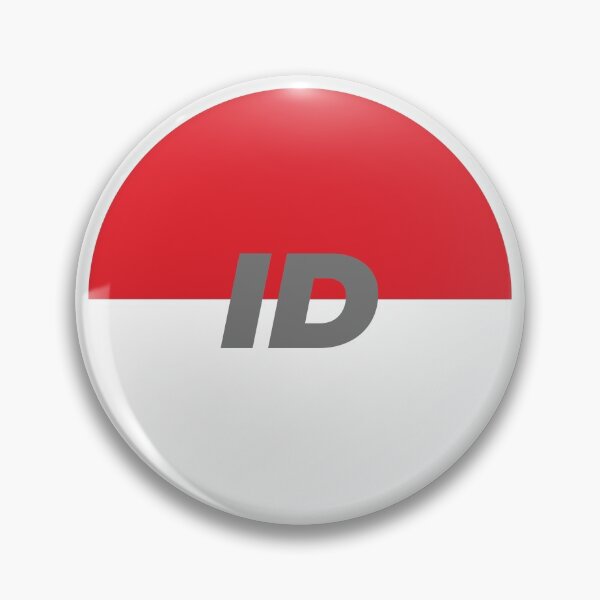 Item preview, Indonesia | Round Flag With Country Code designed and sold by CarlosAlberto.
