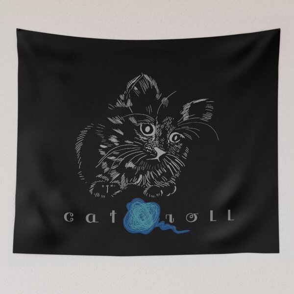 Item preview, Cat and roll designed and sold by korasi.