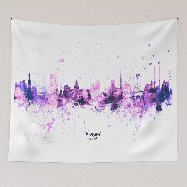 Artikelvorschau, Dublin Ireland Skyline entworfen und verkauft von ArtPrints.