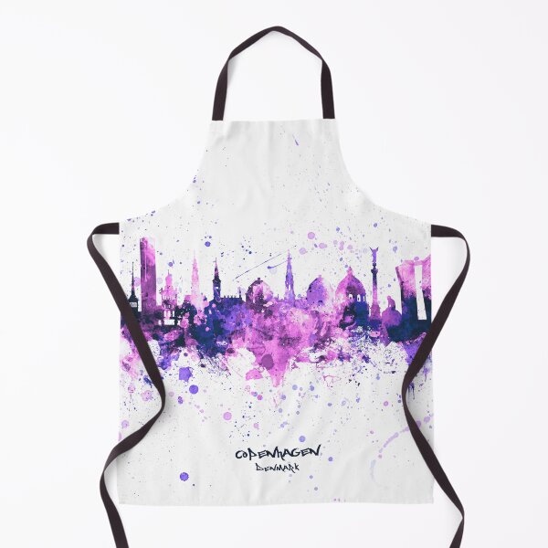 Item preview, Copenhagen Denmark Skyline designed and sold by ArtPrints.