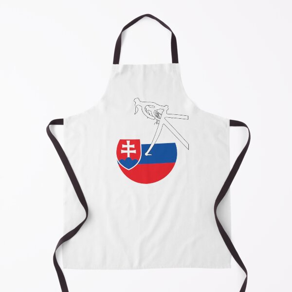 Item preview, Road Bicycle Slovakian Flag designed and sold by RabeDesigns.
