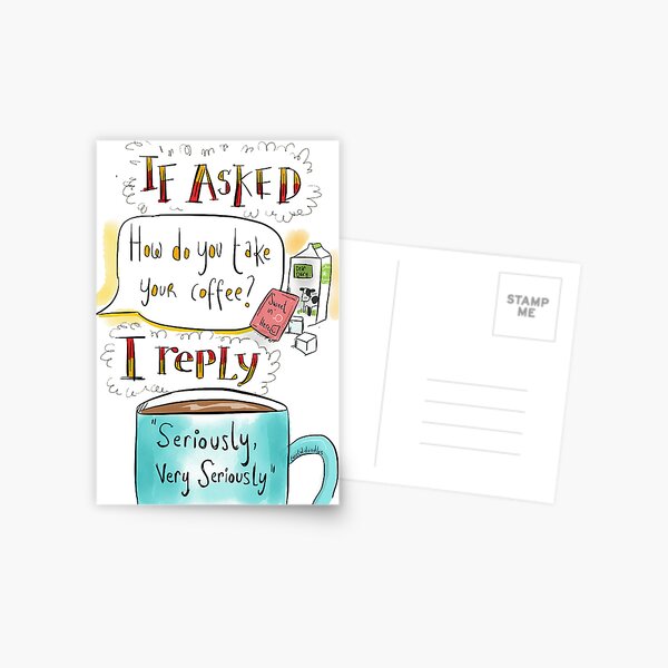 Item preview, How do you take your coffee? designed and sold by twisteddoodles.