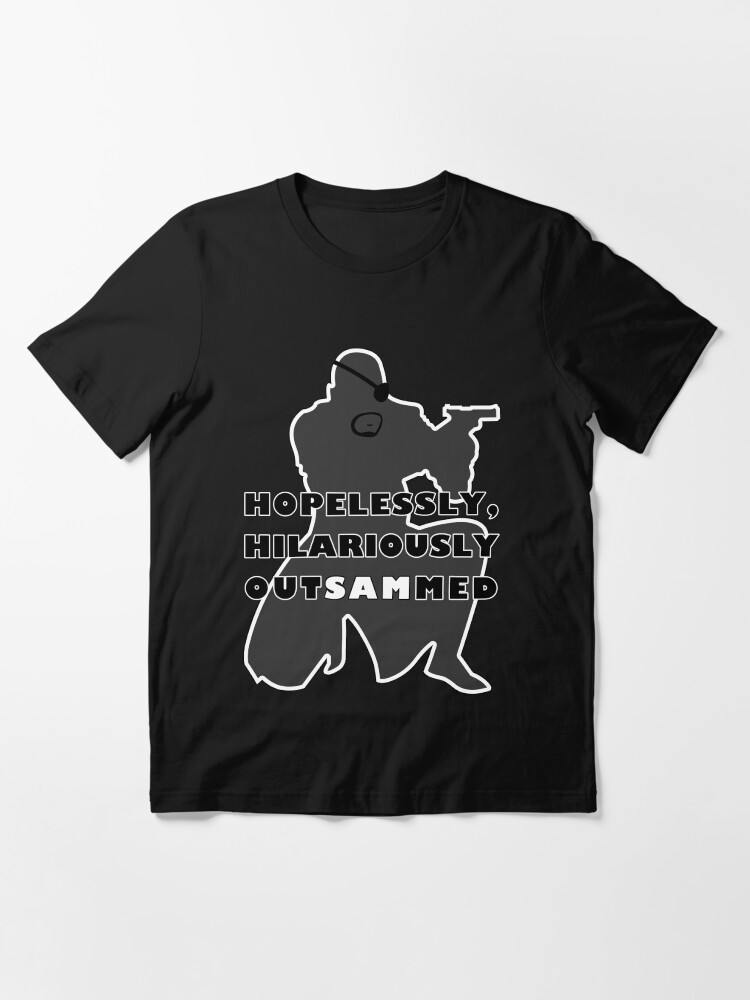 Alternate view of Hopelessly, Hilariously OutSAMmed Essential T-Shirt