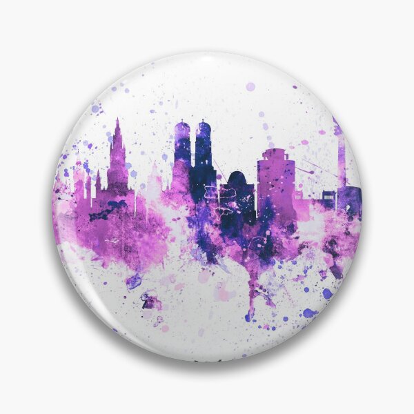 Item preview, Munich Germany Skyline designed and sold by ArtPrints.
