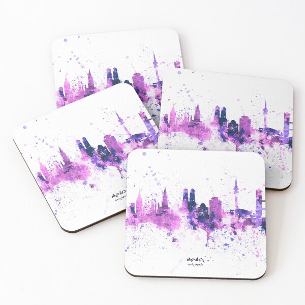Item preview, Munich Germany Skyline designed and sold by ArtPrints.