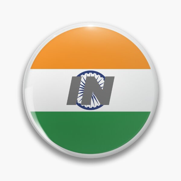 Item preview, India | Round Flag With Country Code designed and sold by CarlosAlberto.