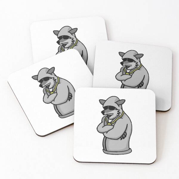 Item preview, Gangster Rapper Wolf in a Hoodie designed and sold by PeppaThePenguin.