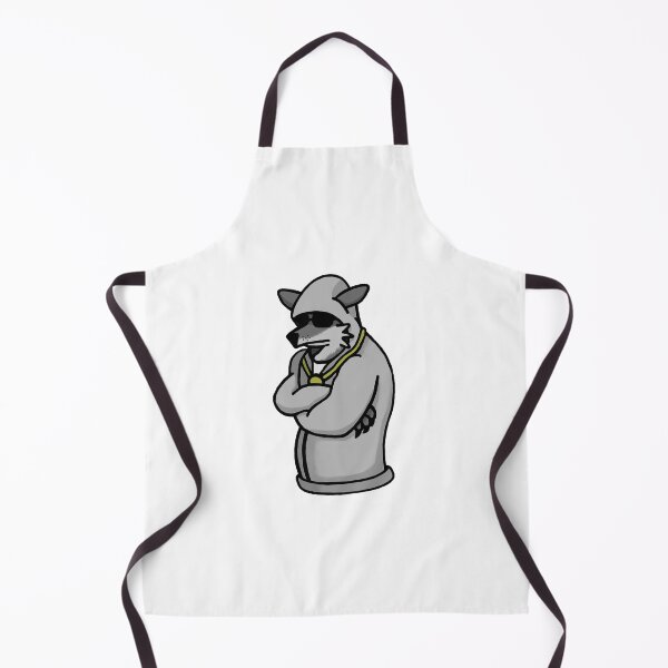 Item preview, Gangster Rapper Wolf in a Hoodie designed and sold by PeppaThePenguin.