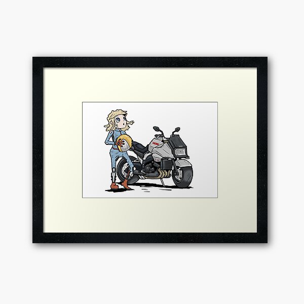 2019 Suzuki Katana Motome Framed Art Print