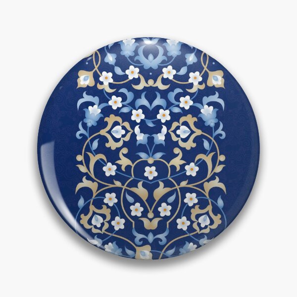 Item preview, Blue Flowers Pattern designed and sold by Anna Pogulyaeva.