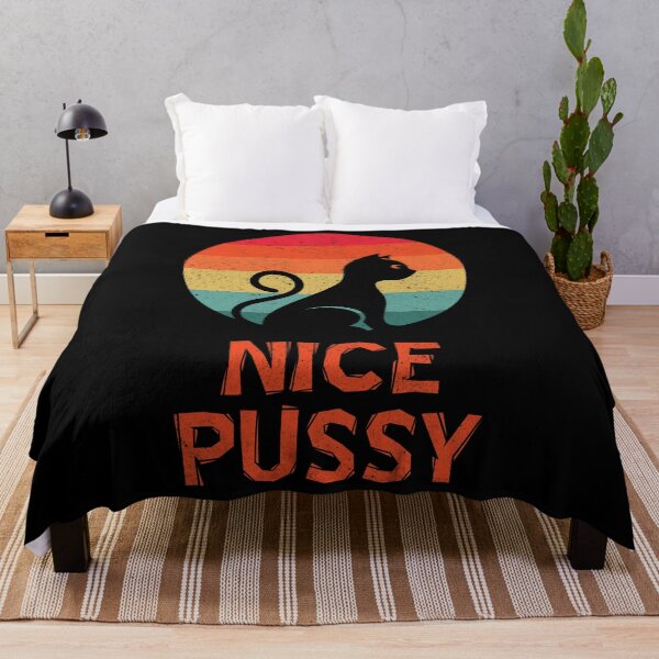 Item preview, NICE PUSSY | RETRO VINTAGE STYLE SUNSET CAT OWNER designed and sold by pierrelaidesign.