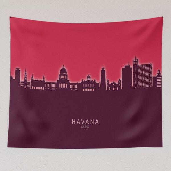 Item preview, Havana Cuba Skyline designed and sold by ArtPrints.