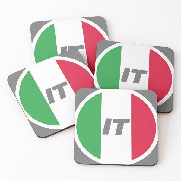 Item preview, Italy | Round Flag With Country Code designed and sold by CarlosAlberto.