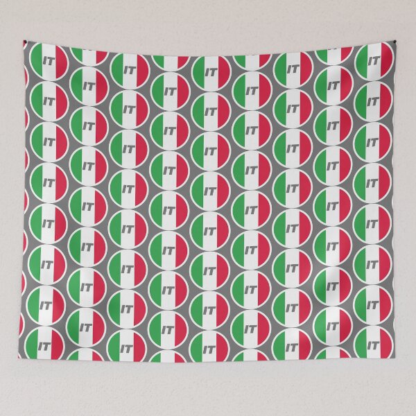 Item preview, Italy | Round Flag With Country Code designed and sold by CarlosAlberto.
