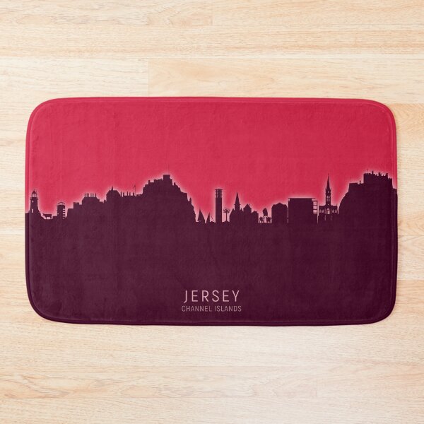 Item preview, Jersey Channel Islands Skyline designed and sold by ArtPrints.