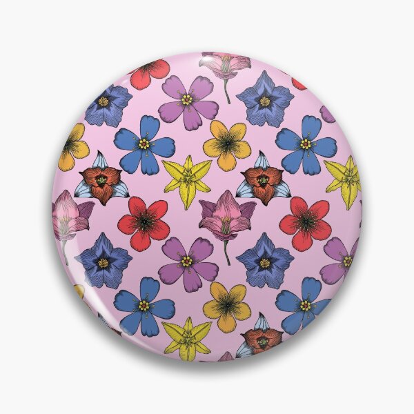Item preview, Botanical Drawing Engraving Style Floral Pattern designed and sold by patternprint1.