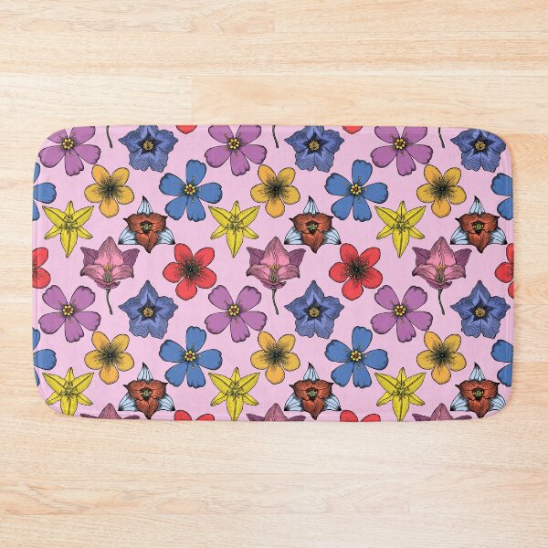 Item preview, Botanical Drawing Engraving Style Floral Pattern designed and sold by patternprint1.