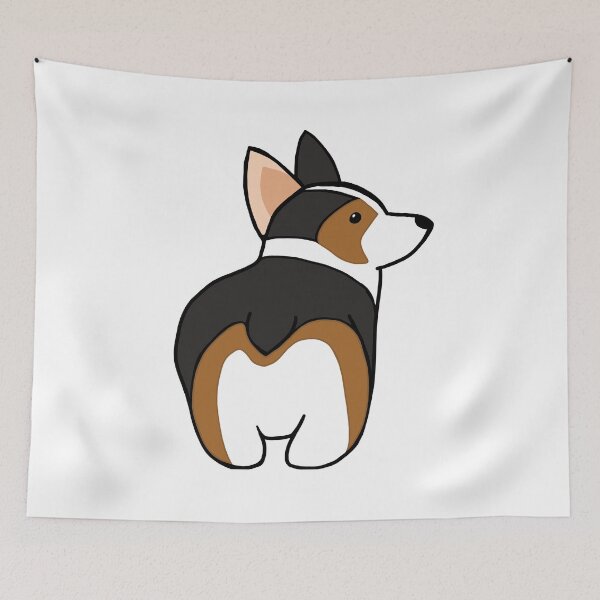 Item preview, Tricolored Corgi Butt designed and sold by Kflick3r.